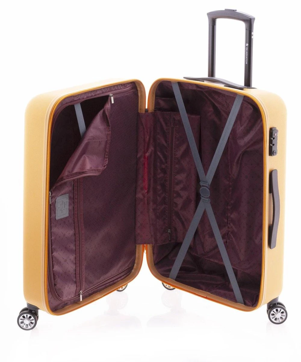 Gladiator Beetle M Spinner 68 - TSA Slot - Abrikoos Oranje 8 Gladiator Beetle M Spinner 68 - TSA Slot - Abrikoos Oranje - Afbeelding 6