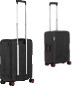 CarryOn Protector Luxe Handbagage Koffer - Trolley 55cm Met TSA-slot En Clipsluiting - Zwart -Goedkope Bagage Winkel 1002x1200