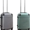 Travelerz Kofferset 2 Delig ABS Handbagage Koffers - Met Cijferslot - 39 Liter - Zilver - Groen -Goedkope Bagage Winkel 1024x1200 5