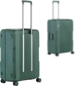 CarryOn Protector Luxe Reiskoffer - Trolley 66cm Met TSA-klikslot En OKOBAN - Ultrasterk - Groen -Goedkope Bagage Winkel 1045x1200