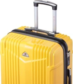 Tesla PC - Reiskoffer - 65 Cm - 4 Wielen - Geel 12 Tesla PC - Reiskoffer - 65 Cm - 4 Wielen - Geel -Goedkope Bagage Winkel 1047x1200 5