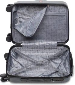 Swiss - Lausanne - Handbagage Koffer - 4 Wielen - TSA-Cijferslot - Grijs -Goedkope Bagage Winkel 1062x1200