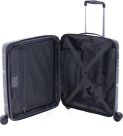 Gladiator Bionic S Handbagage Koffer Expandable - 55 Cm - TSA Slot - Zwart -Goedkope Bagage Winkel 1085x1200