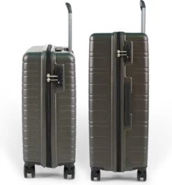 ©TROLLEYZ - Amsterdam No.9 - Kofferset 2 Delig - 55cm+78cm Met TSA Slot - Dubbele Wielen - 360° Spinners - 100% ABS - Reiskoffers In Cloudy Grey 12 ©TROLLEYZ - Amsterdam No.9 - Kofferset 2 Delig - 55cm+78cm Met TSA Slot - Dubbele Wielen - 360° Spinners - 100% ABS - Reiskoffers In Cloudy Grey -Goedkope Bagage Winkel 1116x1200 9