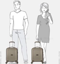 Decent Handbagage Koffer / Trolley / Reiskoffer - 42 Cm - 24 Liter - ABS - Maxi Air - Champagne -Goedkope Bagage Winkel 1132x1200 4