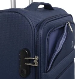Travelbags Handbagage Zachte Koffer / Trolley / Reiskoffer - The Base - 55 Cm - Blauw -Goedkope Bagage Winkel 1138x1200 1