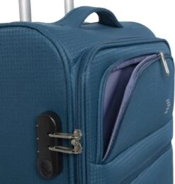 Travelbags Handbagage Zachte Koffer / Trolley / Reiskoffer - The Base - 55 Cm - Groen -Goedkope Bagage Winkel 1146x1200