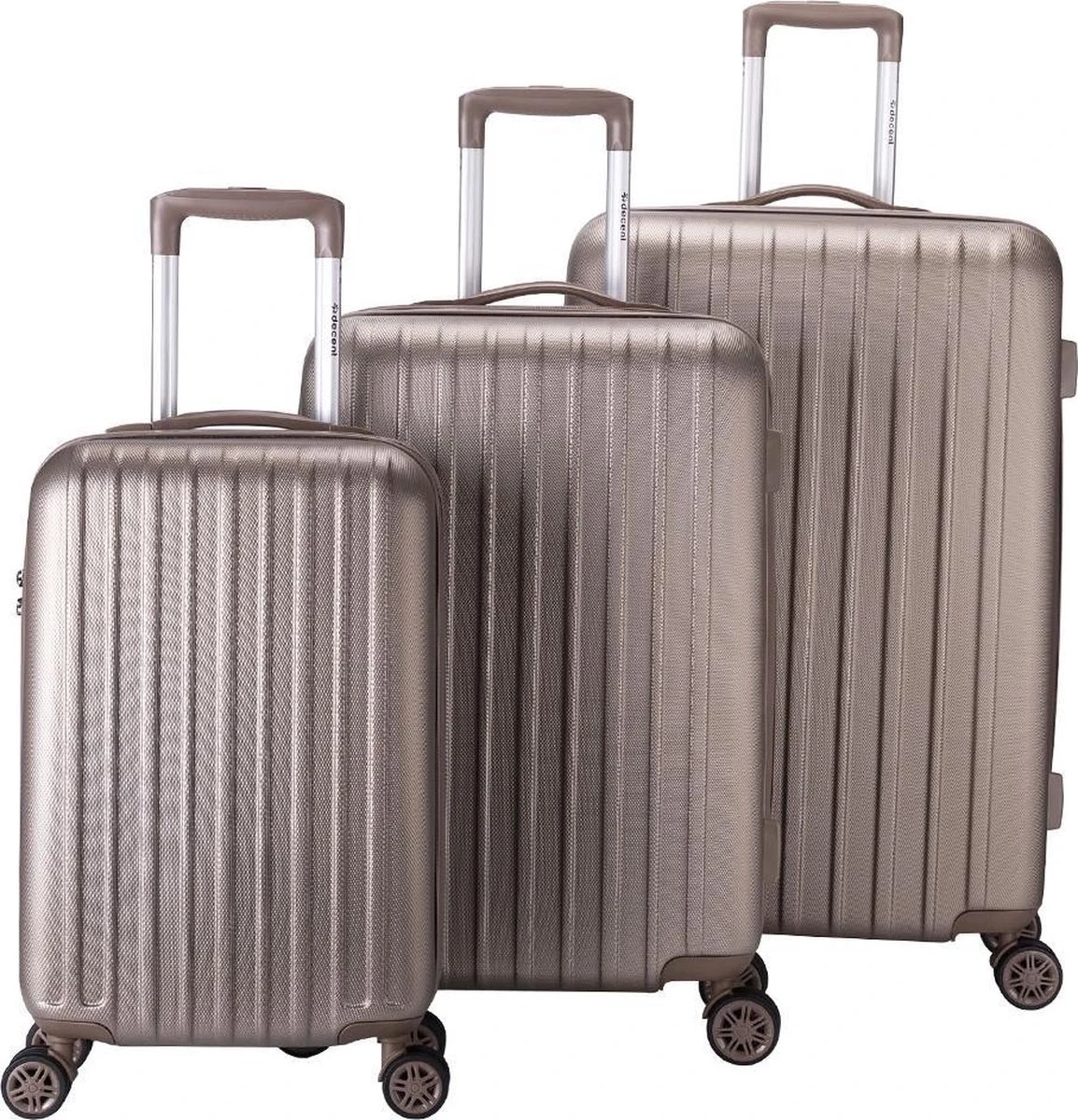 Decent Harde Koffer Tranporto 66 - Champagne 8 Decent Harde Koffer Tranporto 66 - Champagne - Afbeelding 6