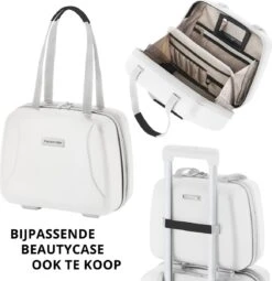 CarryOn Skyhopper Reiskoffer - 78cm TSA Trolley Met OKOBAN - Dubbele Wielen - Wit -Goedkope Bagage Winkel 1163x1200 2