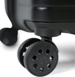 ©TROLLEYZ - Amsterdam No.9 - Trolley - 55cm Met TSA Slot - Dubbele Wielen - 360° Spinners - 100% ABS - Handbagage Koffer In Night Black -Goedkope Bagage Winkel 1169x1200