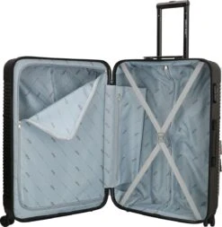 Enrico Benetti Louisville Driedelige Kofferset Hardcase - 39040 - Zwart -Goedkope Bagage Winkel 1173x1200
