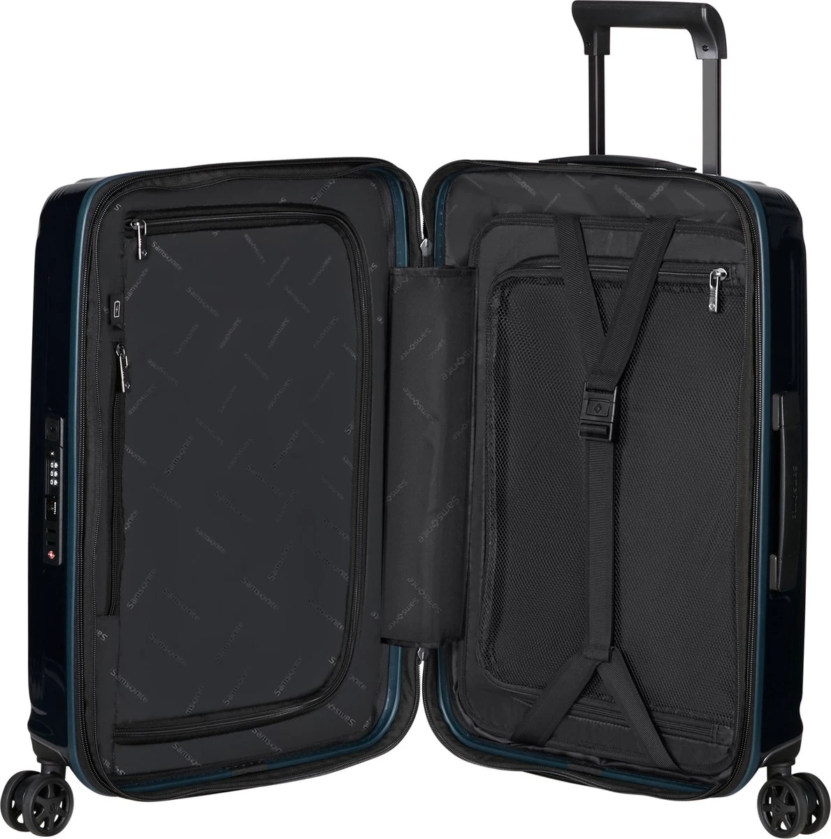 Samsonite Reiskoffer - Nuon Spinner 55/20 Exp (Handbagage) Metallic Dark Blue 6 Samsonite Reiskoffer - Nuon Spinner 55/20 Exp (Handbagage) Metallic Dark Blue - Afbeelding 4