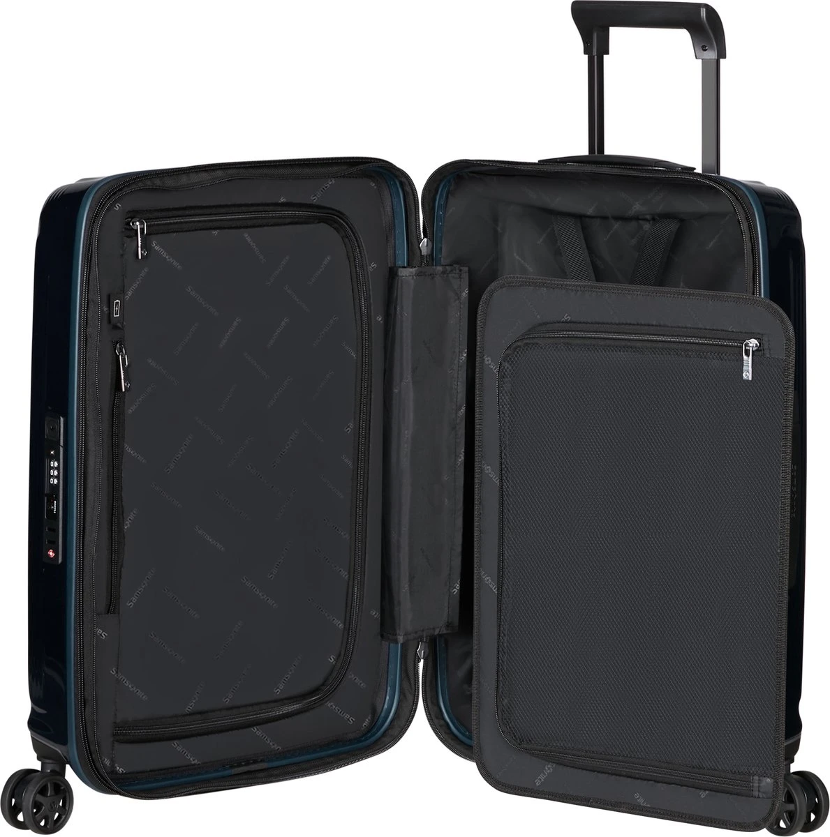 Samsonite Reiskoffer - Nuon Spinner 55/20 Exp (Handbagage) Metallic Dark Blue 14 Samsonite Reiskoffer - Nuon Spinner 55/20 Exp (Handbagage) Metallic Dark Blue - Afbeelding 12