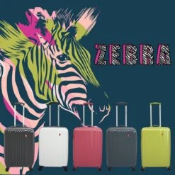 Gladiator Zebra L Spinner 78 Expandable - Zwart -Goedkope Bagage Winkel 1198x1200 2
