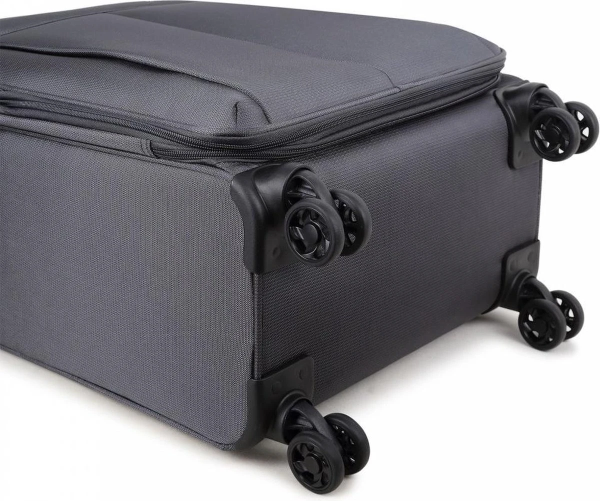 Decent D-Upright Large Koffer - 76 Cm Expandable - TSA Slot - Grijs 21 Decent D-Upright Large Koffer - 76 Cm Expandable - TSA Slot - Grijs - Afbeelding 19