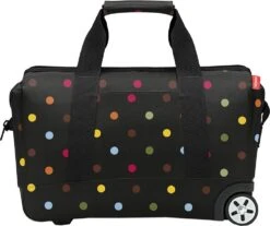 Reisenthel Allrounder Trolley Reiskoffer Reistas Op 2 Wielen - 30L - Dots Zwart -Goedkope Bagage Winkel 1200x1004