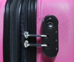 SB Travelbags 'Expandable' Handbagage Koffer 53cm 4 Wielen Trolley - Roze -Goedkope Bagage Winkel 1200x1014