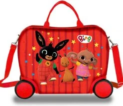 Bing Bunny Reiskoffer - 40 X 32 X 20 Cm - Rood