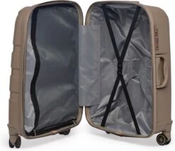 ©TROLLEYZ - Paris No.5 - Reiskoffer - 69cm Met TSA Slot - Dubbele Wielen - 360° Spinners - 100% Polypropyleen - Reiskoffer In Pearl Sand -Goedkope Bagage Winkel 1200x1040 1