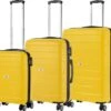 TravelZ Big Bars Kofferset - Trolleyset 3-delig Met TSA-slot - Geel -Goedkope Bagage Winkel 1200x1059 1