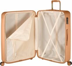 Princess Traveller Harlem - Reiskoffer - Recycled PET - Camel - L (76cm) 14 Princess Traveller Harlem - Reiskoffer - Recycled PET - Camel - L (76cm) -Goedkope Bagage Winkel 1200x1096 9