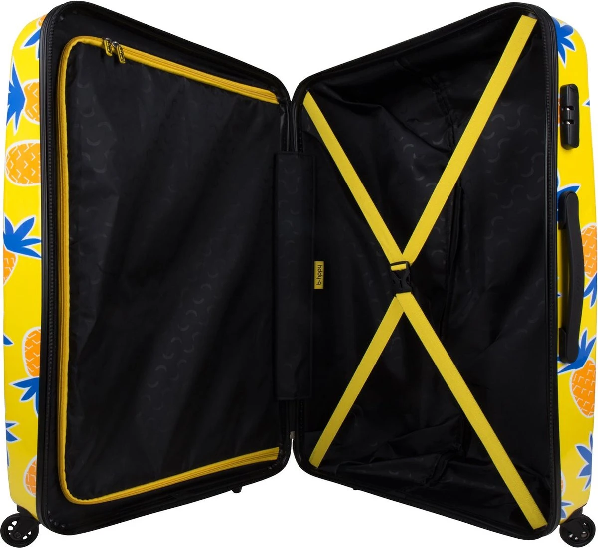 BHPPY Reiskoffer - 65 Cm - Home Sweet Pineapple 10 BHPPY Reiskoffer - 65 Cm - Home Sweet Pineapple - Afbeelding 8