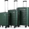 **ACTIE** NDK Swiss - Kofferset - 3 Delig - 4 Wielen - Groen -Goedkope Bagage Winkel 1200x1107 2