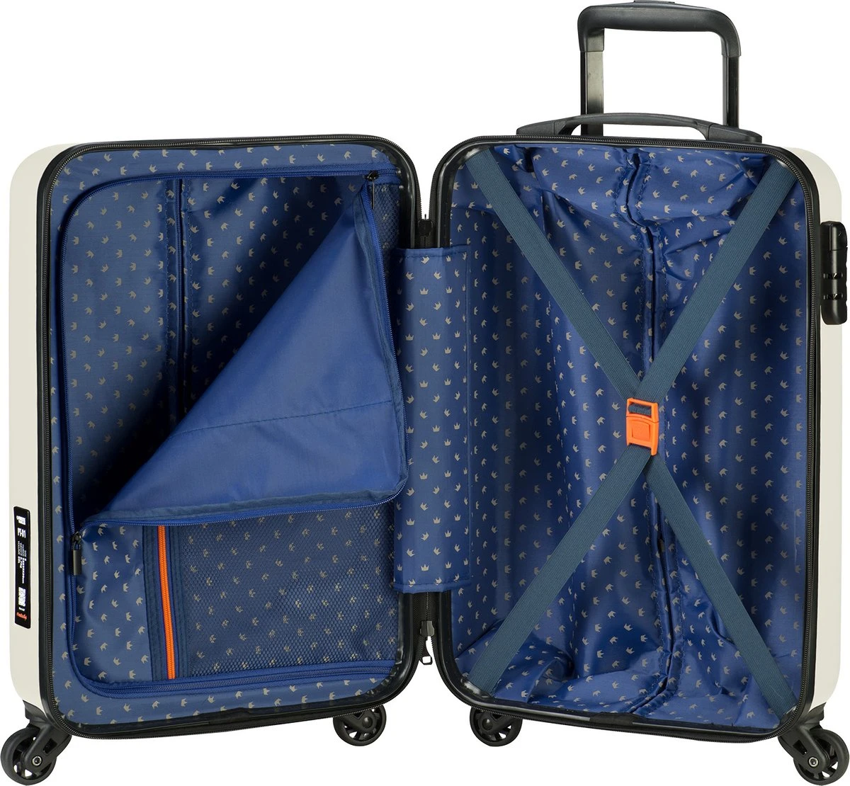 Princess Traveller PT01 - Handbagagekoffer - Pearl White - S - 55cm 6 Princess Traveller PT01 - Handbagagekoffer - Pearl White - S - 55cm - Afbeelding 4