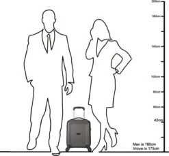 Decent Handbagage Koffer / Trolley / Reiskoffer - 42 Cm - 24 Liter - ABS - Maxi Air - Champagne -Goedkope Bagage Winkel 1200x1114 13