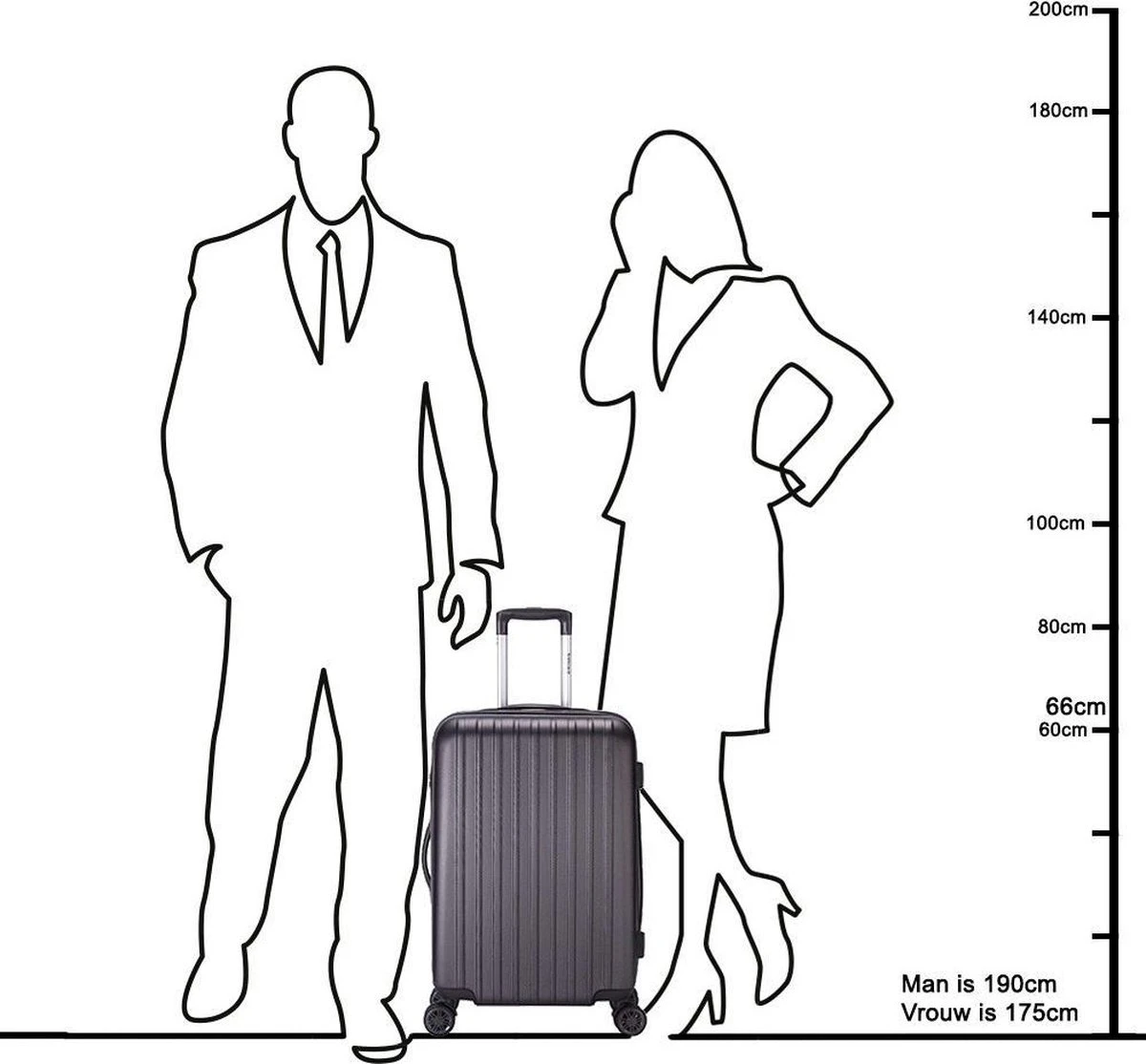 Decent Tranporto-One Medium Koffer - 66 Cm - TSA Slot - Dark Blue 22 Decent Tranporto-One Medium Koffer - 66 Cm - TSA Slot - Dark Blue - Afbeelding 20