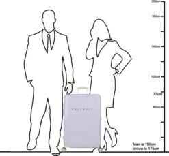 SUITSUIT - Fabulous Fifties - Luminous Mint - Reiskoffer (76 Cm) -Goedkope Bagage Winkel 1200x1114 8