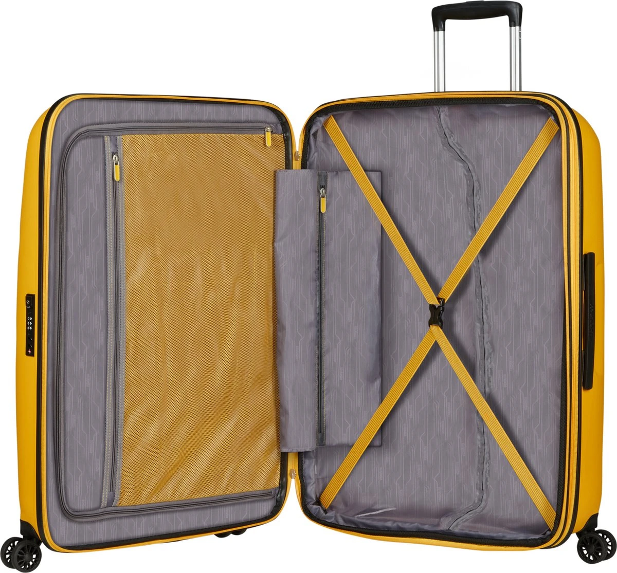 American Tourister Reiskoffer - Bon Air Dlx Spinner 75/28 Tsa Exp (Large) Light Yellow 6 American Tourister Reiskoffer - Bon Air Dlx Spinner 75/28 Tsa Exp (Large) Light Yellow - Afbeelding 4