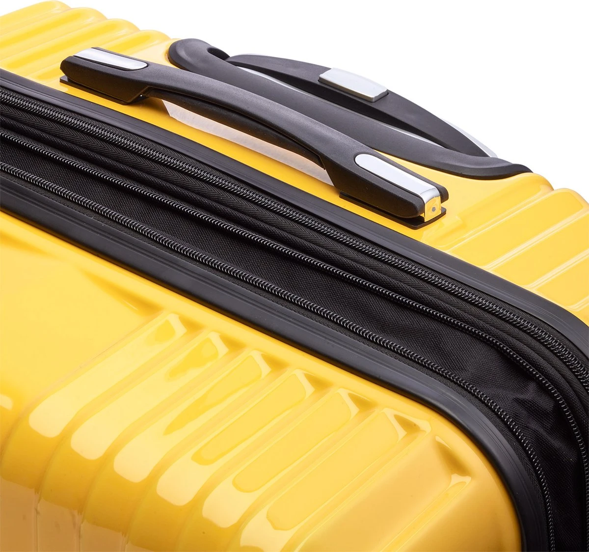 Tesla PC - Reiskoffer - 65 Cm - 4 Wielen - Geel 9 Tesla PC - Reiskoffer - 65 Cm - 4 Wielen - Geel - Afbeelding 7