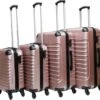 Castillo Quadrant 4 Delige ABS Kofferset - Rosé Gold -Goedkope Bagage Winkel 1200x1125 2