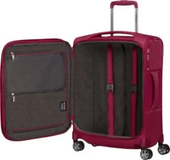 Samsonite Reiskoffer Met Laptopvak - D'Lite Spinner Uitbreidbaar (4 Wielen) 55 Cm Handbagage - Fuchsia - 2 Kg -Goedkope Bagage Winkel 1200x1129
