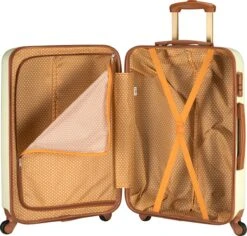 Princess Traveller Trendy Dots - Reiskoffer - Crème - M - 66cm 11 Princess Traveller Trendy Dots - Reiskoffer - Crème - M - 66cm -Goedkope Bagage Winkel 1200x1147 3