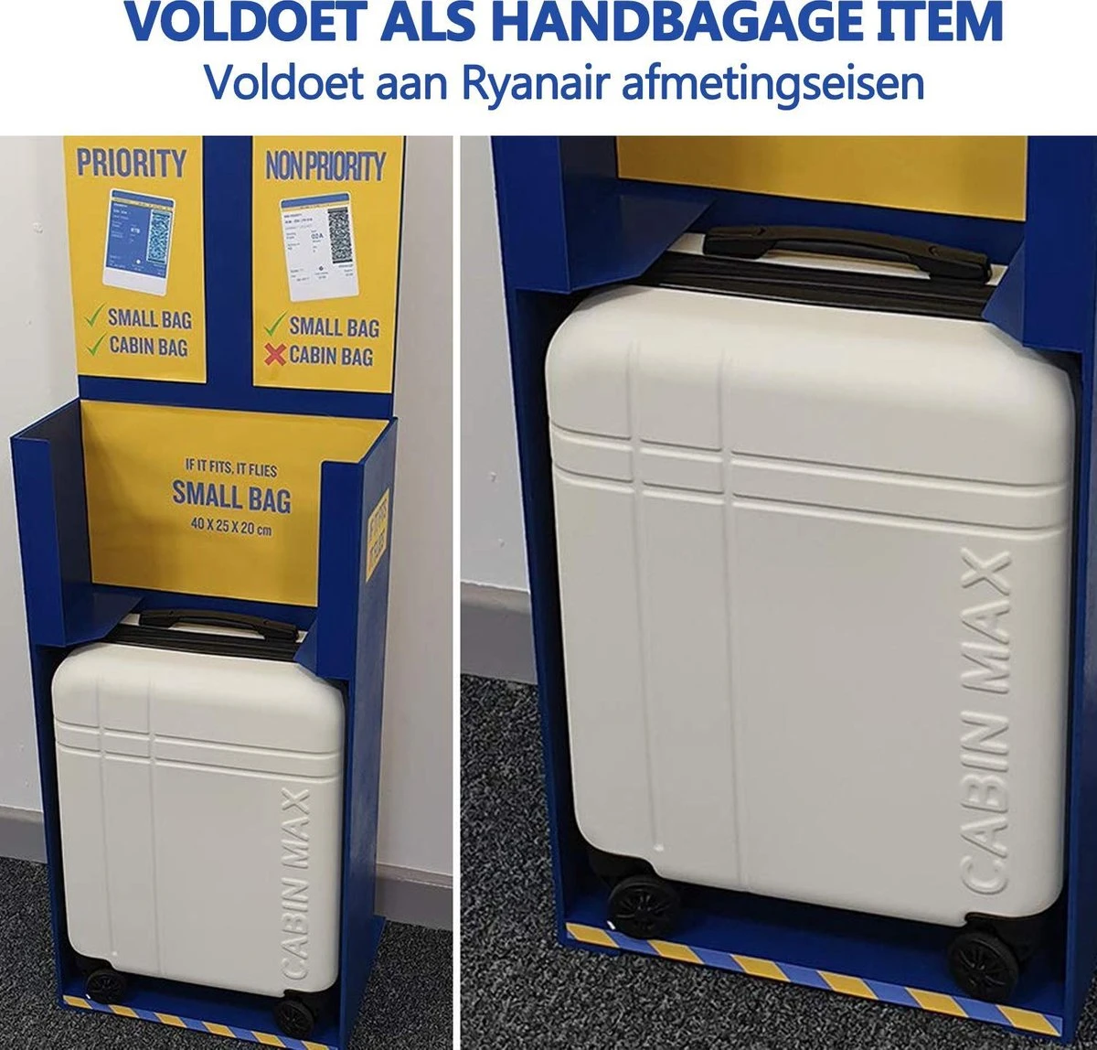 CabinMax Velocity Handbagage Koffer - Uitbreidbaar Trolley 44L - Harde Reiskoffer - 55x40x20/25 Cm - Lichtgewicht - Groot Capaciteit - Geel 8 CabinMax Velocity Handbagage Koffer - Uitbreidbaar Trolley 44L - Harde Reiskoffer - 55x40x20/25 Cm - Lichtgewicht - Groot Capaciteit - Geel - Afbeelding 6