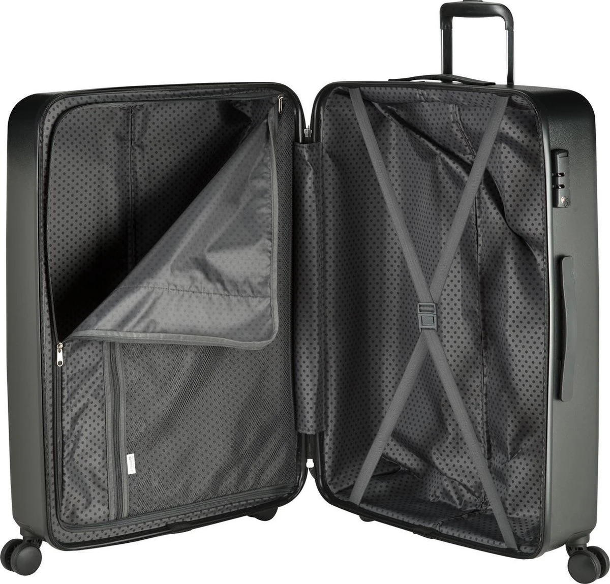 Princess Traveller Harlem - Reiskoffer - Zwart - L - 76cm 6 Princess Traveller Harlem - Reiskoffer - Zwart - L - 76cm - Afbeelding 4