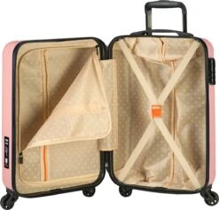Princess Traveller PT01 - Handbagagekoffer - Peony Pink - S - 55cm -Goedkope Bagage Winkel 1200x1151 3