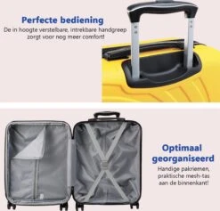 CabinMax Velocity Handbagage Koffer - Uitbreidbaar Trolley 44L - Harde Reiskoffer - 55x40x20/25 Cm - Lichtgewicht - Groot Capaciteit - Geel 15 CabinMax Velocity Handbagage Koffer - Uitbreidbaar Trolley 44L - Harde Reiskoffer - 55x40x20/25 Cm - Lichtgewicht - Groot Capaciteit - Geel -Goedkope Bagage Winkel 1200x1153 2