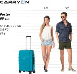CarryOn Porter ® Reiskoffer - 66cm Trolley Met TSA-slot - OKOBAN Registratie - Groen 12 CarryOn Porter ® Reiskoffer - 66cm Trolley Met TSA-slot - OKOBAN Registratie - Groen -Goedkope Bagage Winkel 1200x1154 1