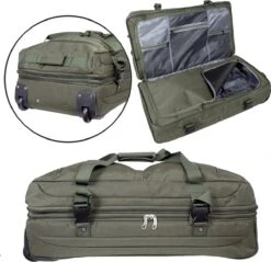 Travelsuitcase Atlanta - Stevige Trolley Tas - Groen - Handige Zakken - 80 Liter -Goedkope Bagage Winkel 1200x1162 5