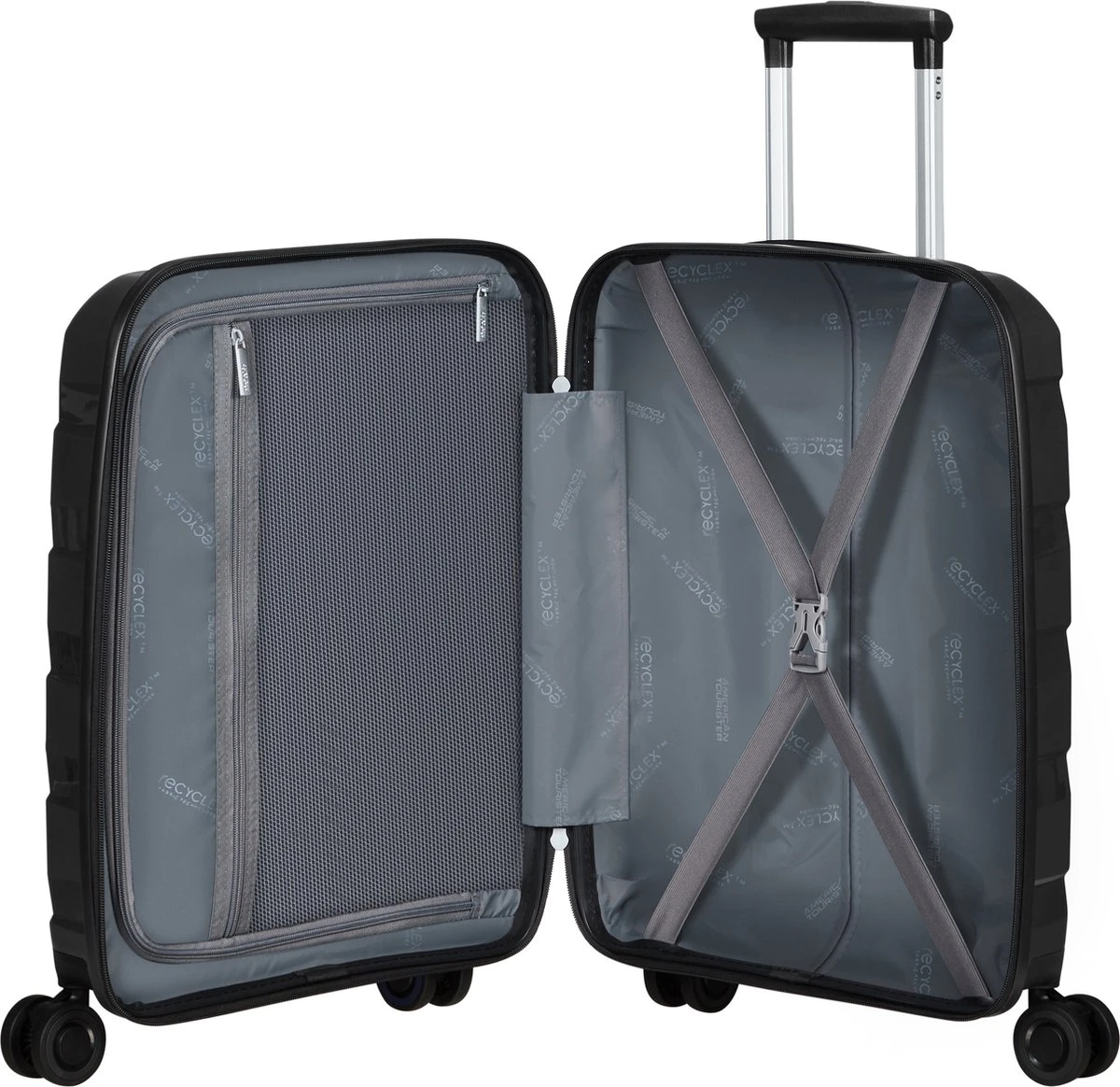American Tourister Reiskoffer - Air Move Spinner 55/20 Tsa (Handbagage) Black 6 American Tourister Reiskoffer - Air Move Spinner 55/20 Tsa (Handbagage) Black - Afbeelding 4