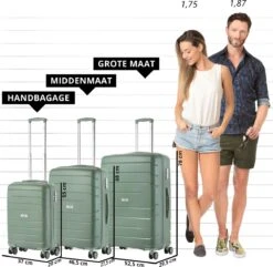 TravelZ Big Bars Kofferset - Trolleyset 3-delig Met TSA-slot - Olijf -Goedkope Bagage Winkel 1200x1169 23