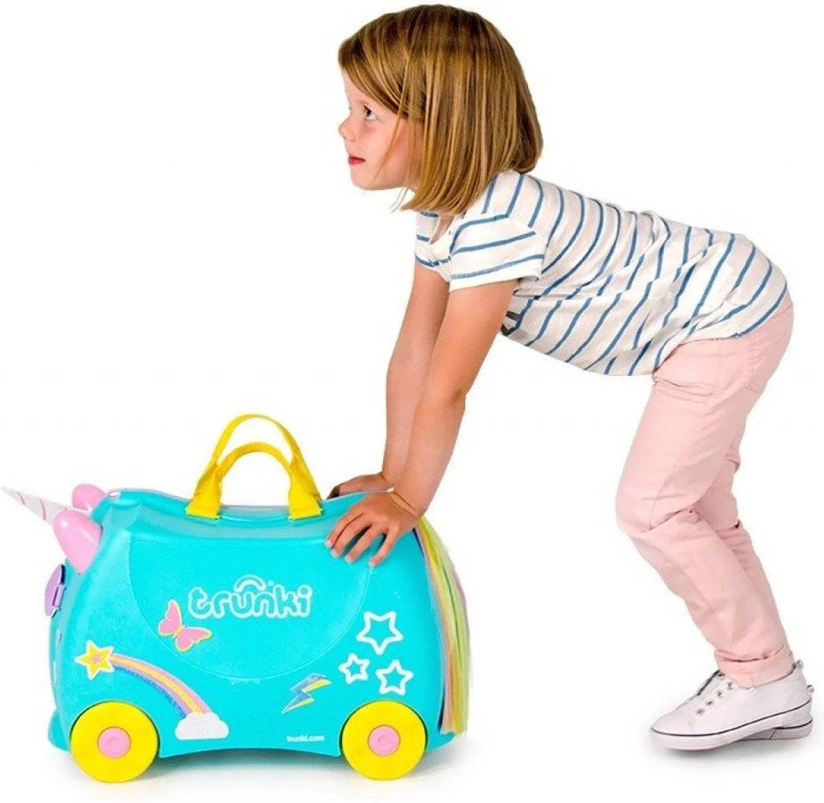 Trunki Ride-On Handbagage Koffer 46 Cm - Eenhoorn 15 Trunki Ride-On Handbagage Koffer 46 Cm - Eenhoorn - Afbeelding 13