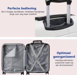 CabinMax Velocity Handbagage Koffer - Uitbreidbaar Trolley 44L - Harde Reiskoffer - 55x40x20/25 Cm - Lichtgewicht - Groot Capaciteit - Wit 15 CabinMax Velocity Handbagage Koffer - Uitbreidbaar Trolley 44L - Harde Reiskoffer - 55x40x20/25 Cm - Lichtgewicht - Groot Capaciteit - Wit -Goedkope Bagage Winkel 1200x1175 12