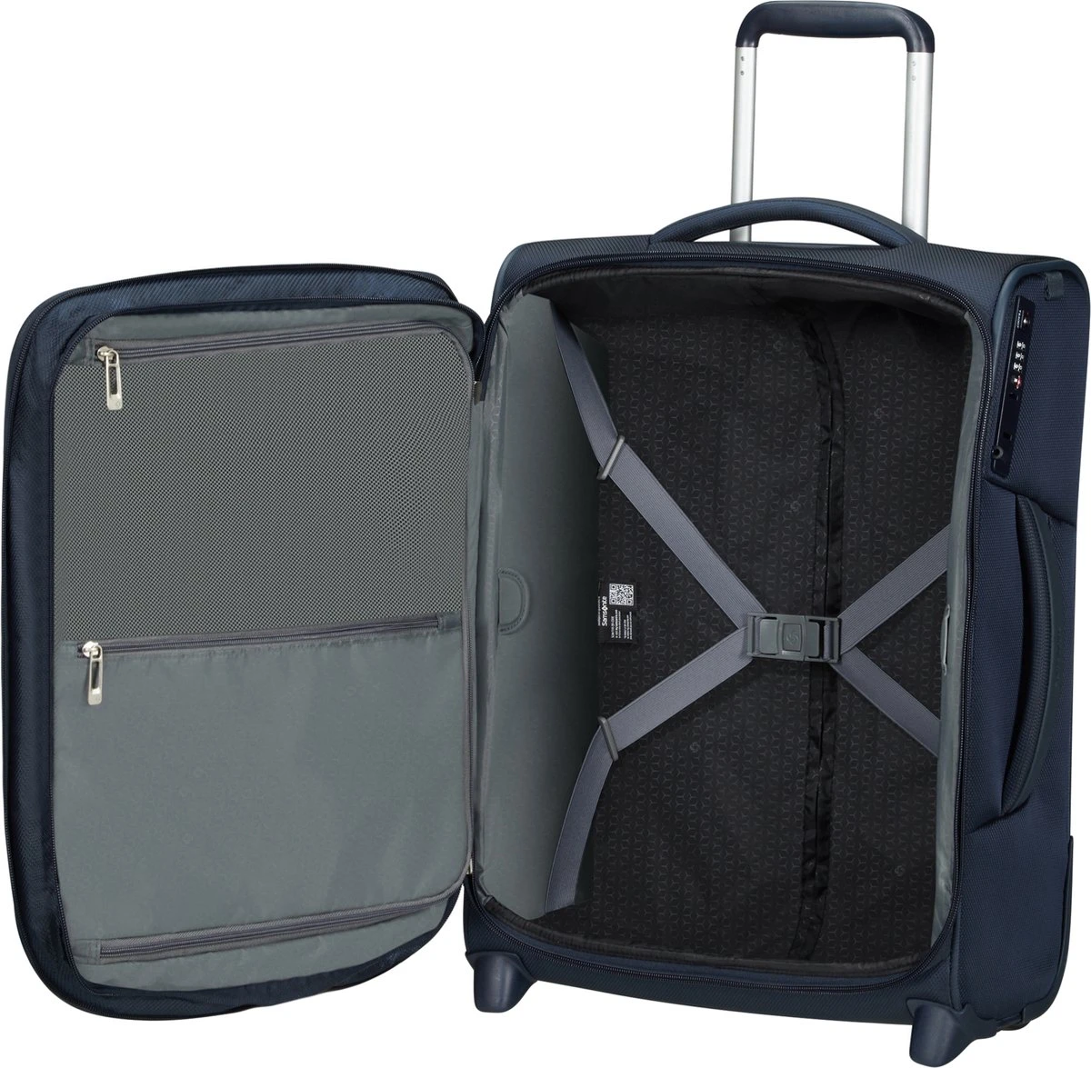 Samsonite Reiskoffer - Respark Upright 55/20 Exp (Handbagage) Midnight Blue 6 Samsonite Reiskoffer - Respark Upright 55/20 Exp (Handbagage) Midnight Blue - Afbeelding 4