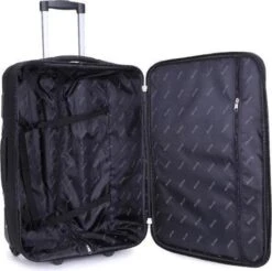 Decent Basic-Line Handbagage Trolley 53 Cm - Zwart -Goedkope Bagage Winkel 1200x1197