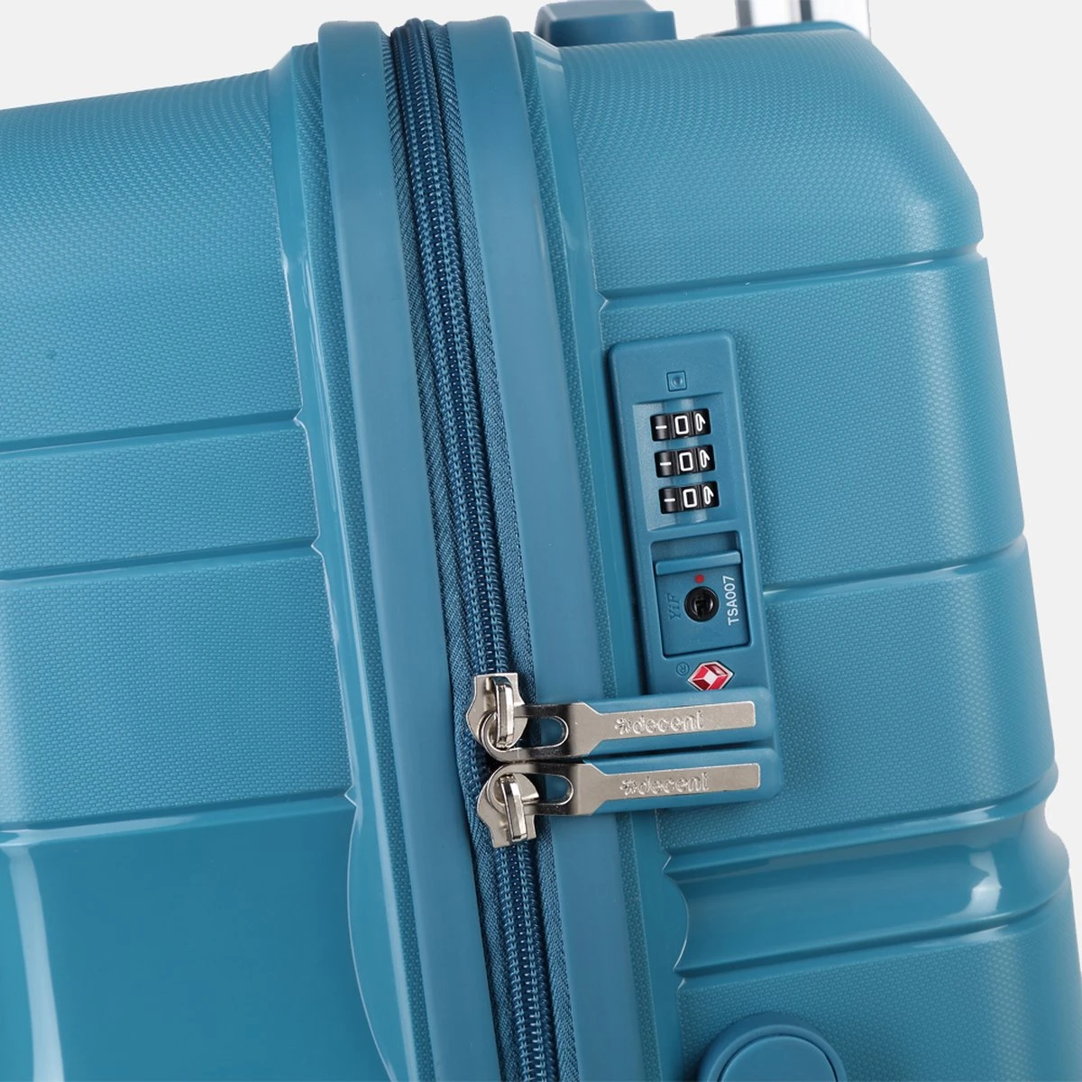 Decent ONE-CITY Large Koffer - 76 Cm - TSA Slot - Petrol 12 Decent ONE-CITY Large Koffer - 76 Cm - TSA Slot - Petrol - Afbeelding 10