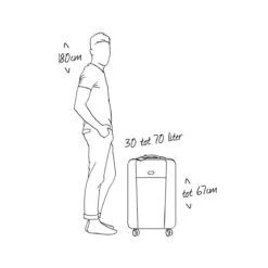 Eastpak TRANZSHELL M Reiskoffer (67 X 42 X 4 Cm) - Black -Goedkope Bagage Winkel 1200x1200 1074